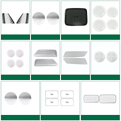 27 элементтен тұратын Lixiang L7 Pro стерео жүйесінің динамиктеріне арналған қорғаныс төсемдерінің жинағы