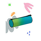 Пенал 1 отделение, 210*60 Berlingo "Radiance", полиэстер, зеленый, фото 4