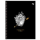 Тетрадь 48л., А5, клетка на гребне BG "Magnificent World", матовая ламинация, тиснение фольгой, фото 4