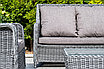 "Гляссе" лаунж-зона из искусственного ротанга, цвет графит, фото 6