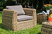 "Кальяри" лаунж-зона из искусственного ротанга (гиацинт), цвет соломенный, фото 4