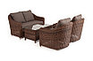 "Кон Панна" лаунж-зона из искусственного ротанга, цвет коричневый, фото 6