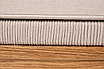 "Канны" левый модуль плетеный из роупа, основание дуб, роуп бежевый круглый, ткань бежевая 052, фото 7