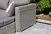 "Лунго" модуль диванный угловой с подушками, цвет серый (гиацинт), фото 5