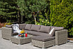"Лунго" модуль диванный угловой с подушками, цвет серый (гиацинт), фото 10