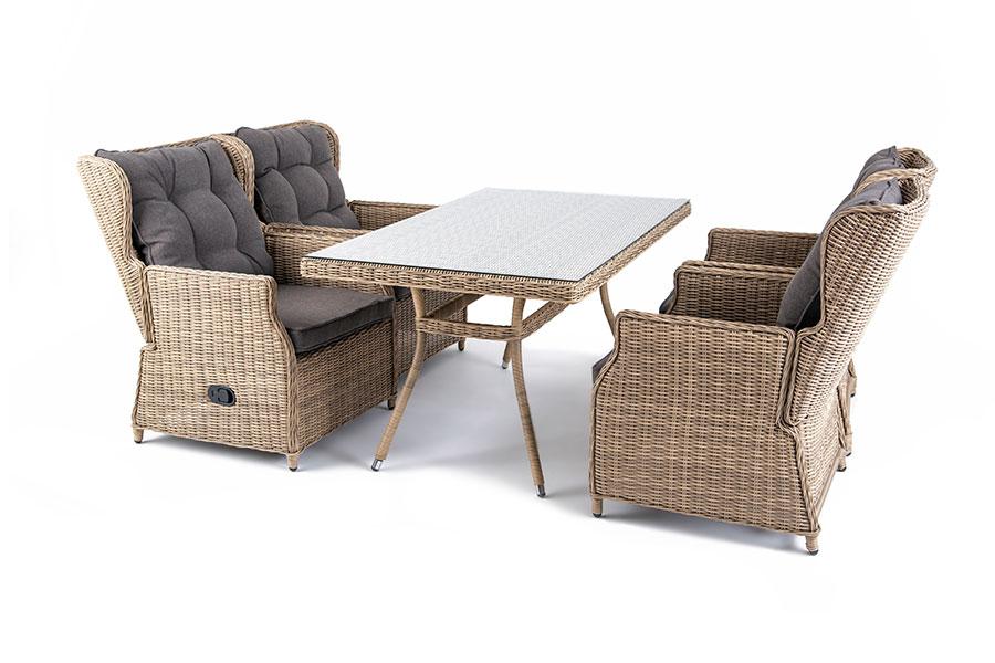 "Кьянти" обеденная группа из искусственного ротанга, фото 1