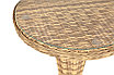 "Леванте" стол круглый из искусственного ротанга, цвет соломенный, фото 3