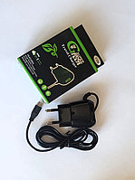 Зарядка сетевая "Green" micro USB 1500mA 1 метр