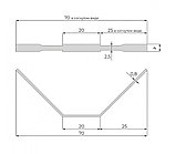 Микроплинтус L mini серебро, фото 5