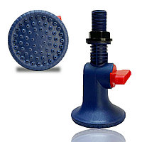 Лейка для садового душа 15 см синяя