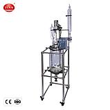 Стеклянный корпус реактора с кожухом, фото 3