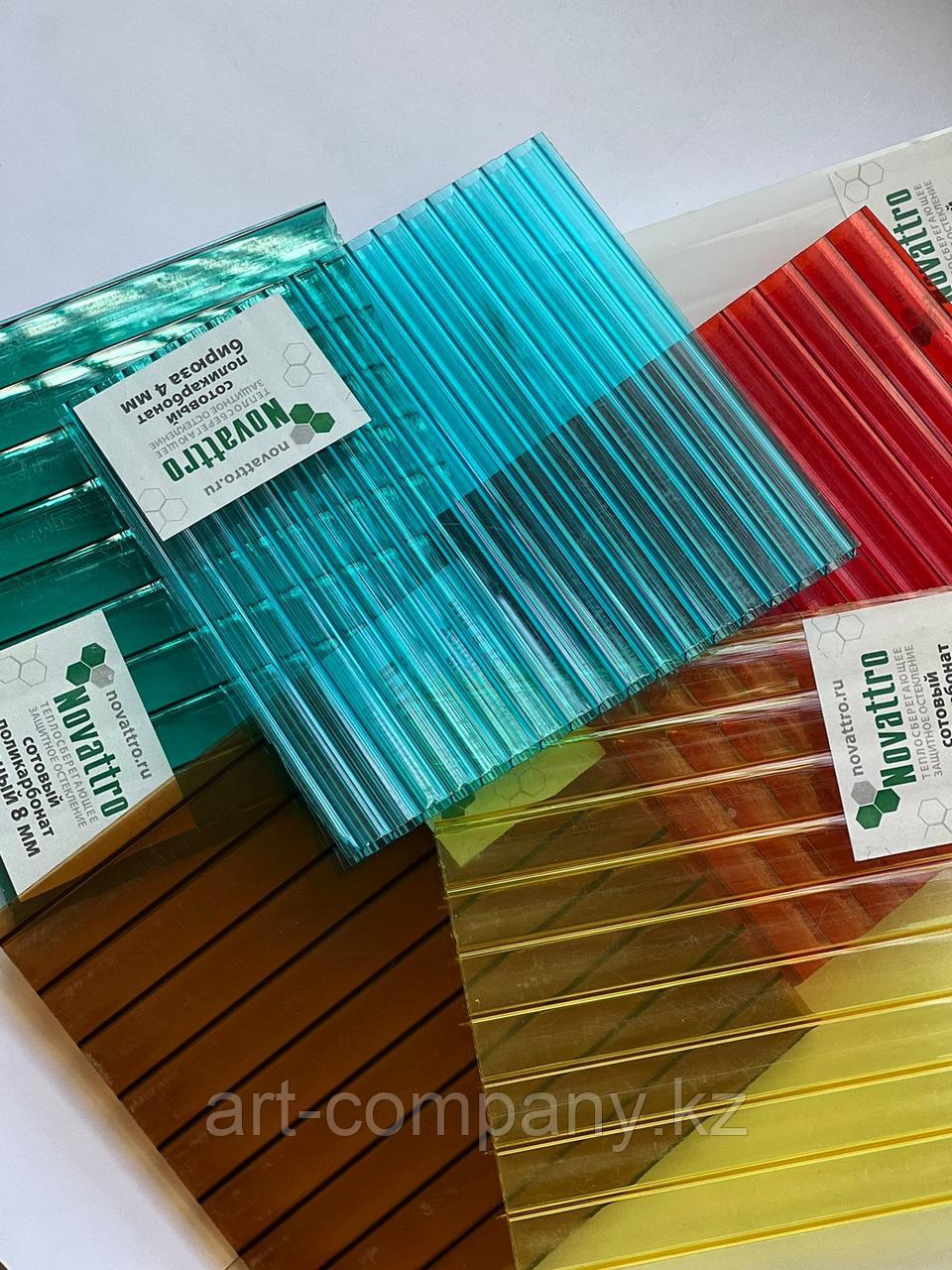 Сотовый поликарбонат Россия 6мм Полигаль Novattro