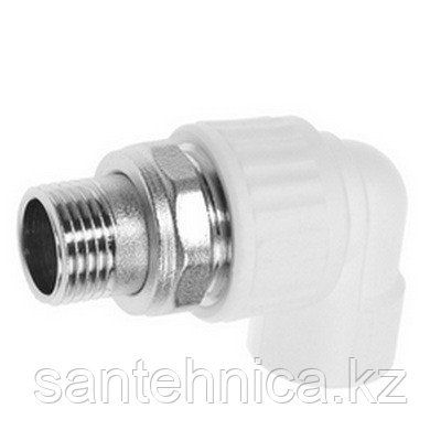 Угольник с американкой для радиатора 20х1/2" "П" (100/25)