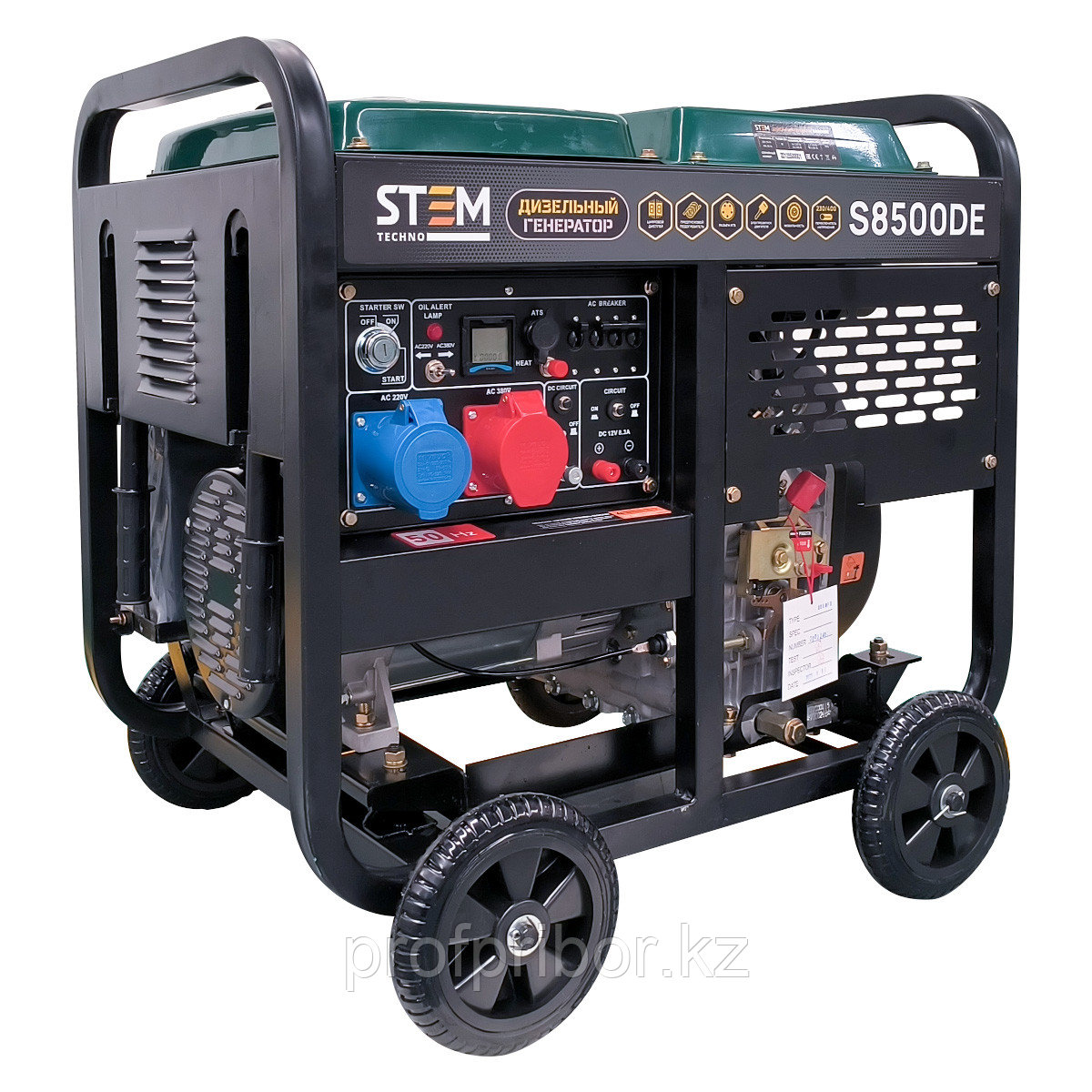 Генератор дизельный STEM Techno S8500DE (8.5 кВт, электростартер ...