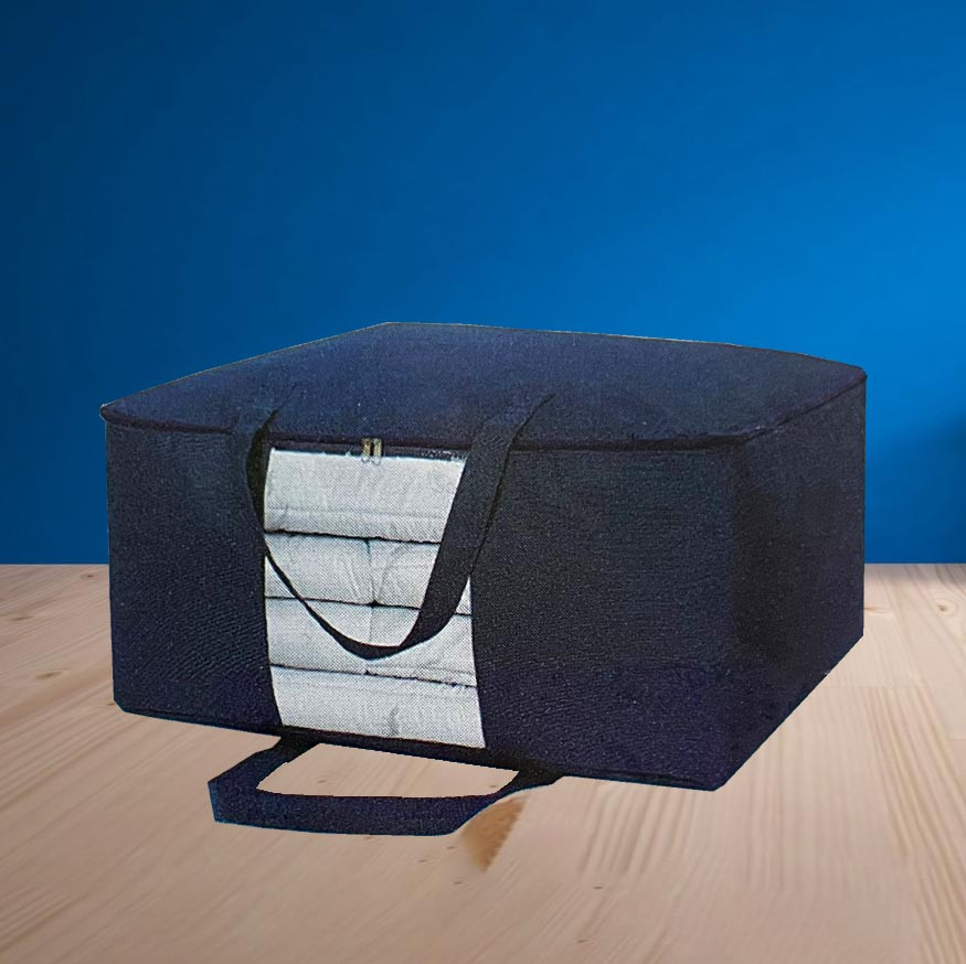 Кофр для вещей мягкий 70х55х30 см темно синий