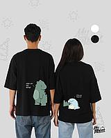Парные оversize футболки 4