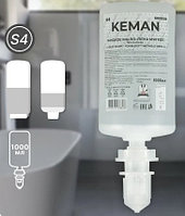 Жидкое мыло-пена мягкое без запаха «LIQUID SOAP FOAM SOFT WITHOUT SMELL» ТМ KEMAN, флакон 1000 мл (S4)