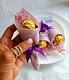 Бонбоньерки Мини-букет из премиум шоколада, фото 2
