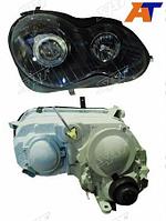 Фара MERCEDES W203 04-05 RH хрусталь, тонировка, неоновое кольцо