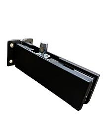 Фитинг на фрамугу DG-P-1 с осью и монтажной пластиной | FGD-171 SUS304/BL | Черный