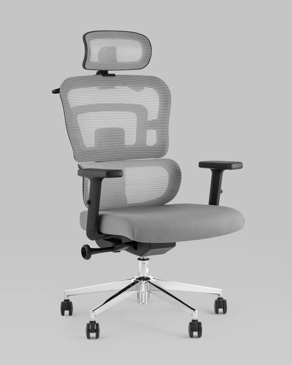 Кресло офисное TopChairs Techno серый