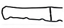 Прокладка Клапанной крышки PACKING CYLINDER HEAD COVER Doosan DE12TIS 65.03905-0020, фото 4