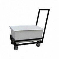 Тележка для перевозки белья ТП-200-М (ТМБ-1) 200 л., корзина из пластика