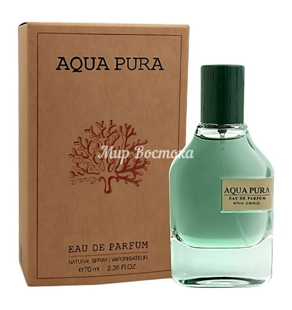 Парфюмерная вода Aqua Pura от Fragrance World (схож с Megamare от Orto Parisi, 70 мл)