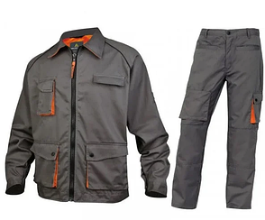 ЛЕТНИЙ КОСТЮМ DELTA PLUS M2VES+M2PAN, СЕРЫЙ/ОРАНЖЕВЫЙ