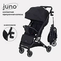 Коляска Rant basic Juno легкая прогулочная детская для прогулок и путешествий, Graphite