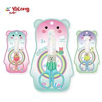 Ножницы Yalong "Fruit Bears", 12см, ассорти, YL206105