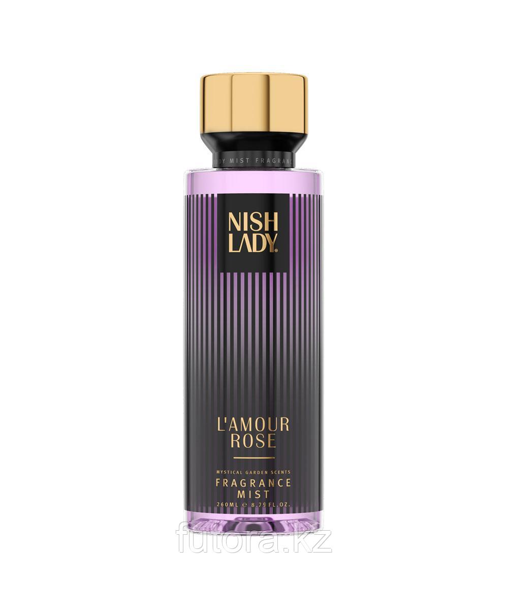 Парфюмированный спрей-мист для тела "NISHLADY Body Mist - L'amour Rose"., фото 1