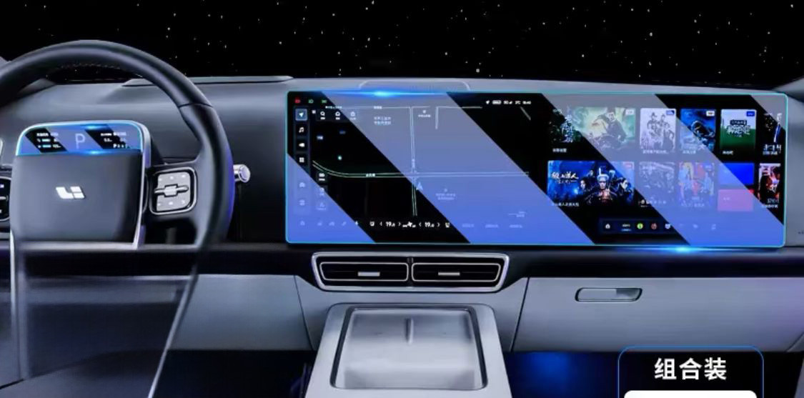 Защитное стекло для приборной панели и монитора, Lixiang L7 из 2 элементов