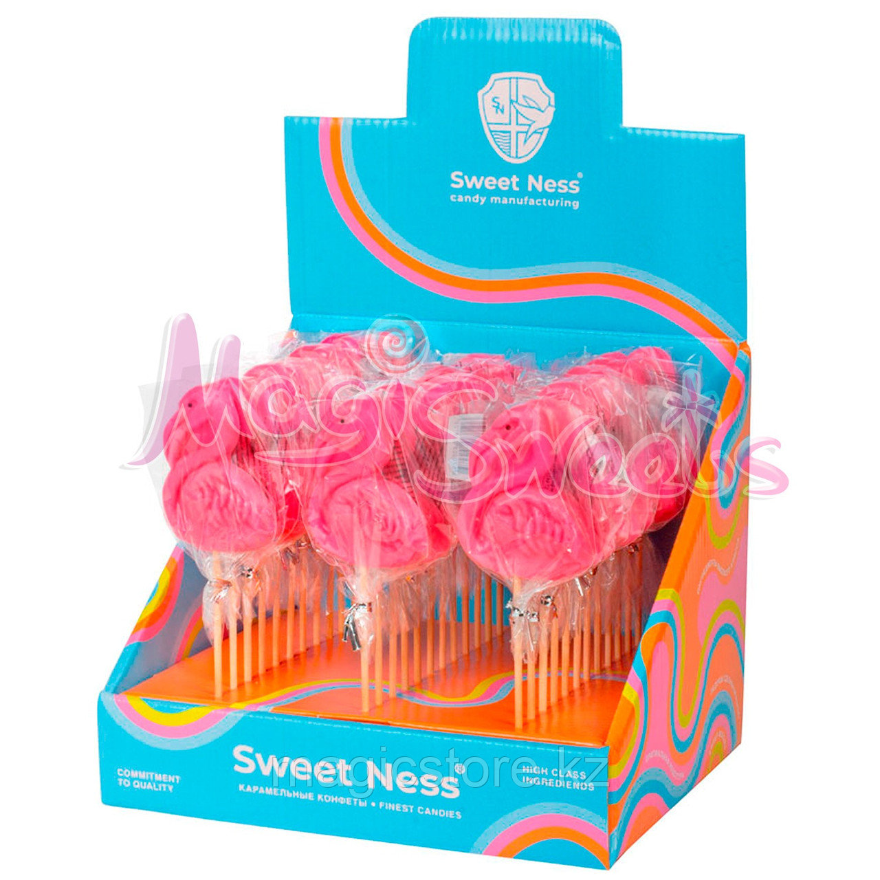 Sweet Ness Карамель на палочке "Фламинго" 30 гр./ Россия