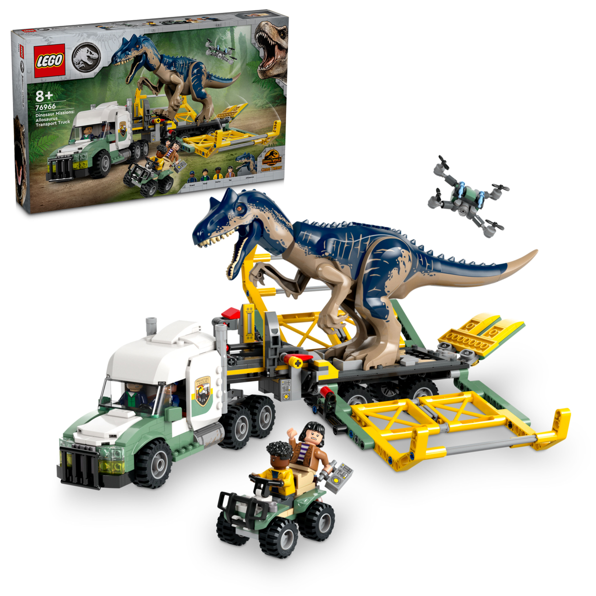 Lego Jurassic World Истории динозавров: перевозка аллозавра