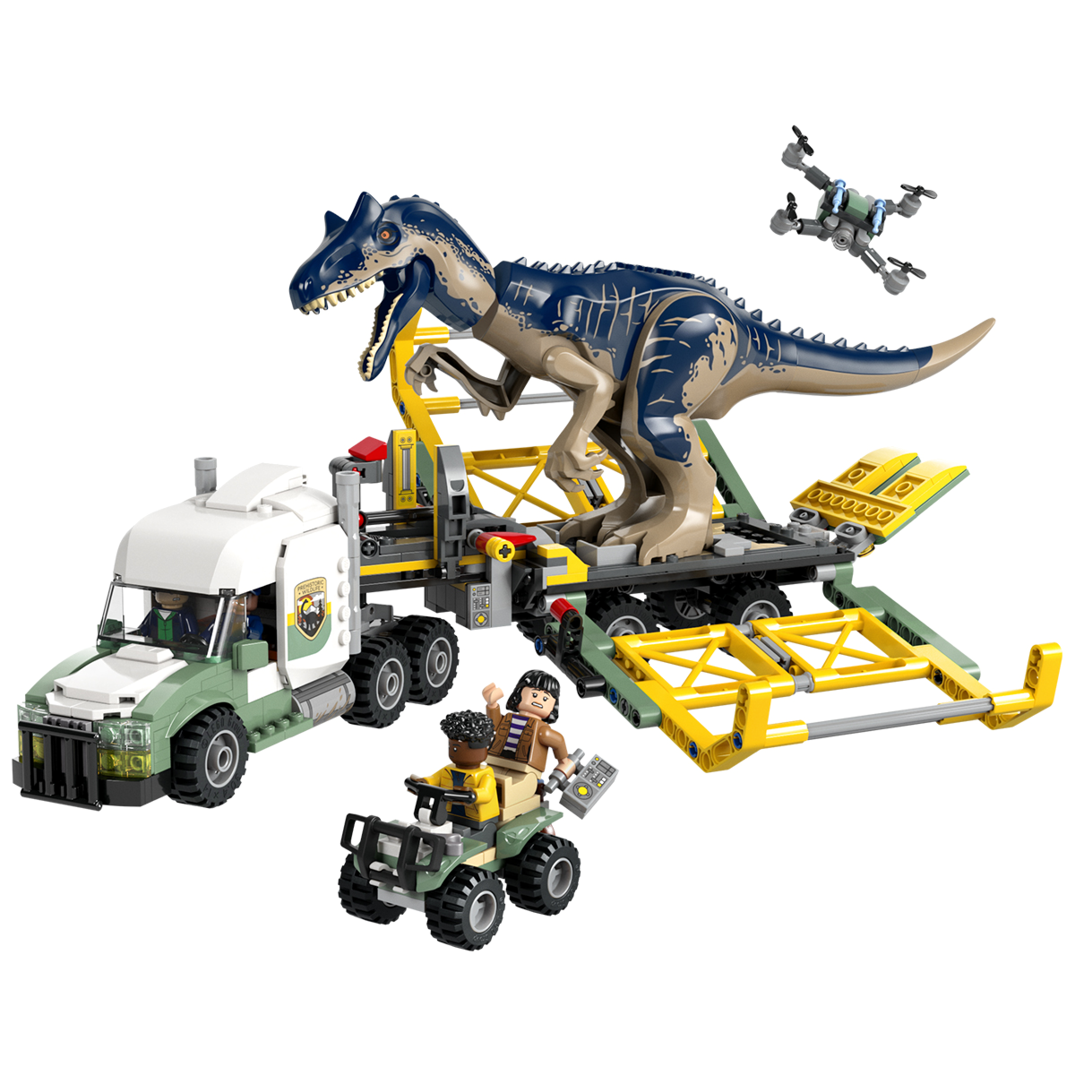 Lego Jurassic World Истории динозавров: перевозка аллозавра