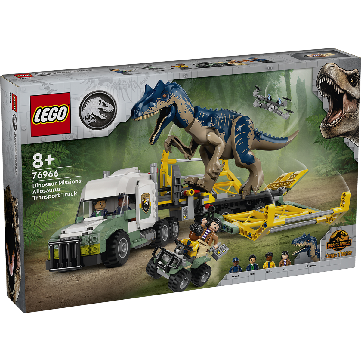 Lego Jurassic World Истории динозавров: перевозка аллозавра
