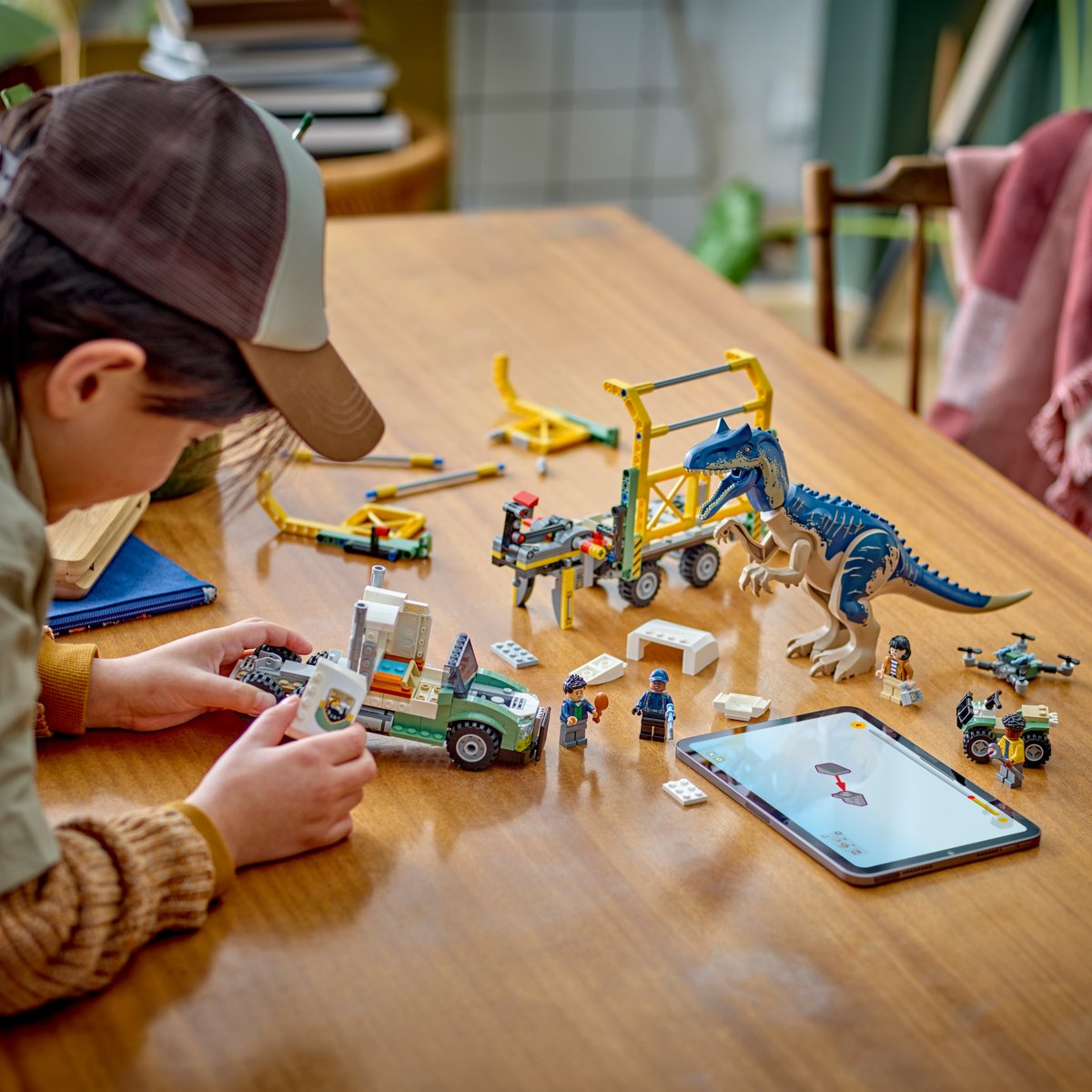 Lego Jurassic World Истории динозавров: перевозка аллозавра