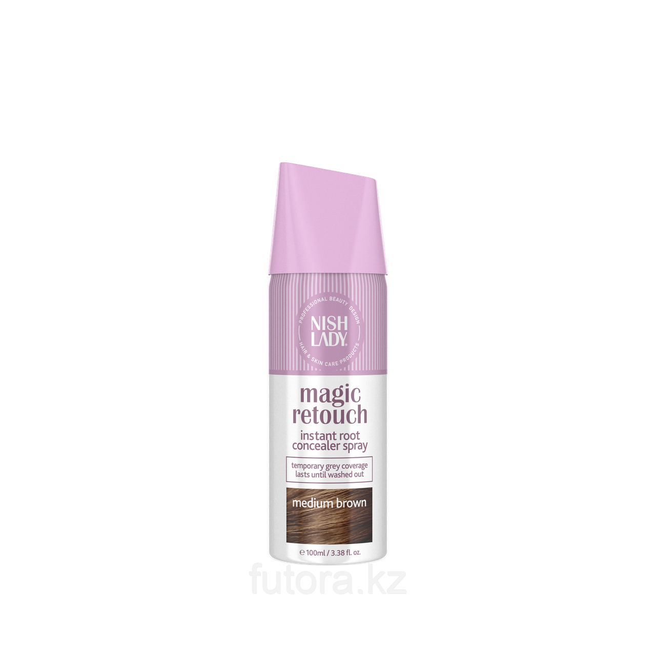 Спрей для закрашивания отросших корней "NISHLADY Magic Retouch - Medium Brown".