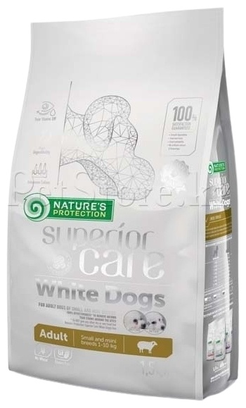 Корм для собак Nature's Protection Superior Care White Dogs, 1,5 кг