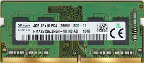 SO-DIMM Hynix DDR4 4Gb 2666Mhz HMA851S6JJR6N-VK