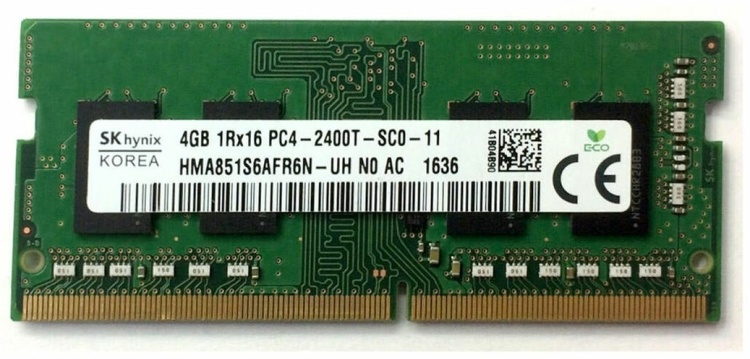 SO-DIMM DDR4 4Gb 2400Mhz Hynix HMA851S6AFR6N-UH, фото 1