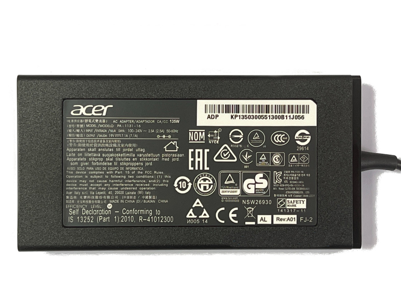 Блок питания для ноутбука Acer Nitro 5, AN515-41