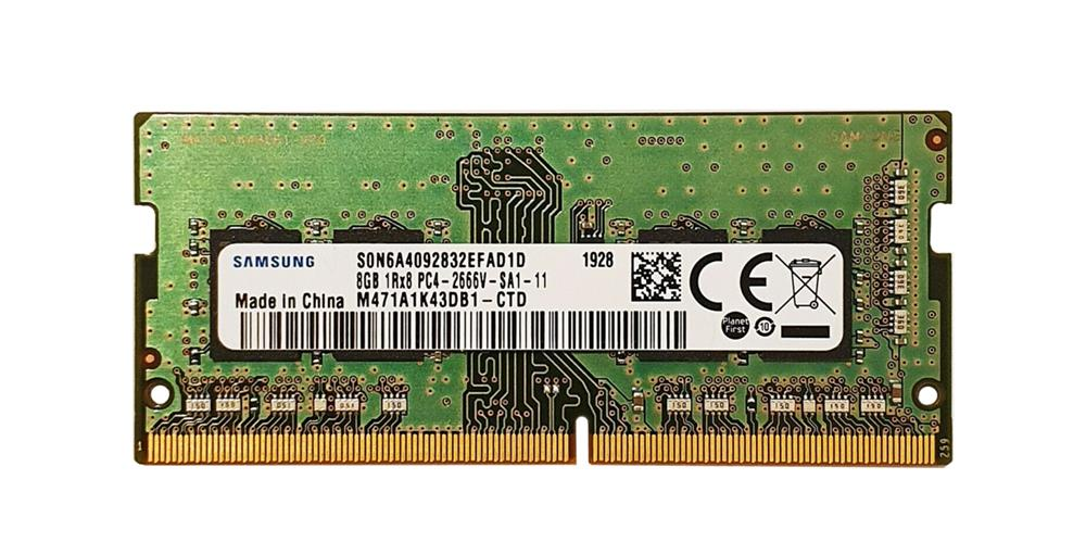 SO-DIMM DDR4 8Gb 2666Mhz Samsung M471A1K43DB1-CTD