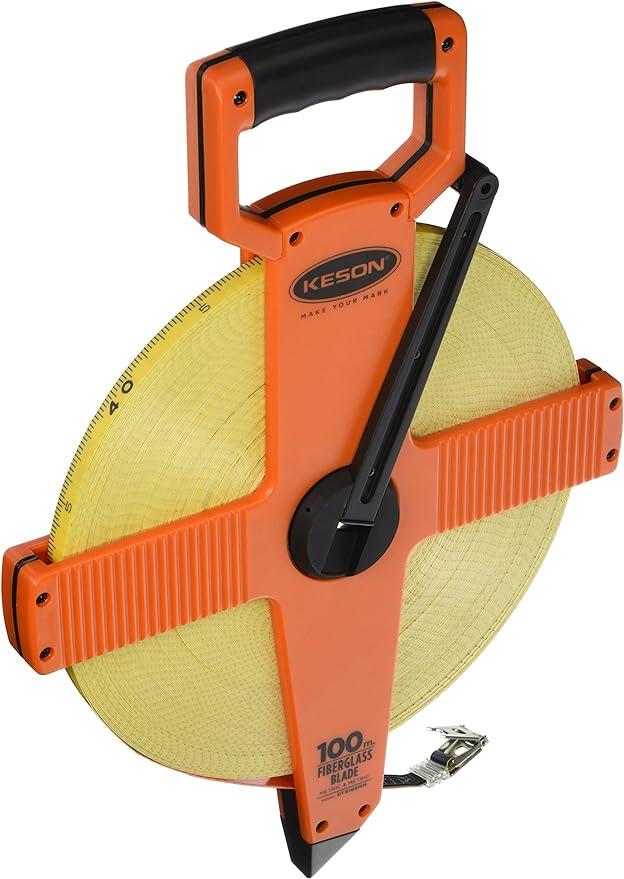 Геодезическая рулетка Keson OTR100MM, фибергласcовое полотно, 100м ...
