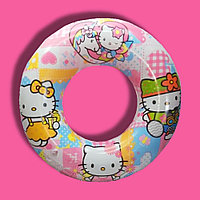 Детский надувной круг для плавания детский Хеллоу китти (55 см)