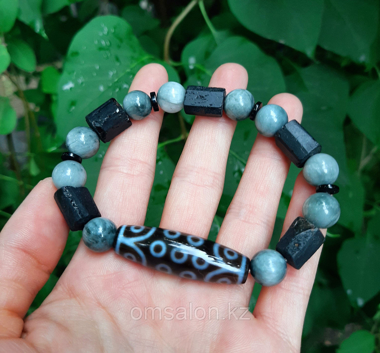 Браслет на исполнение желаний с дзи 21 глаз, фото 1