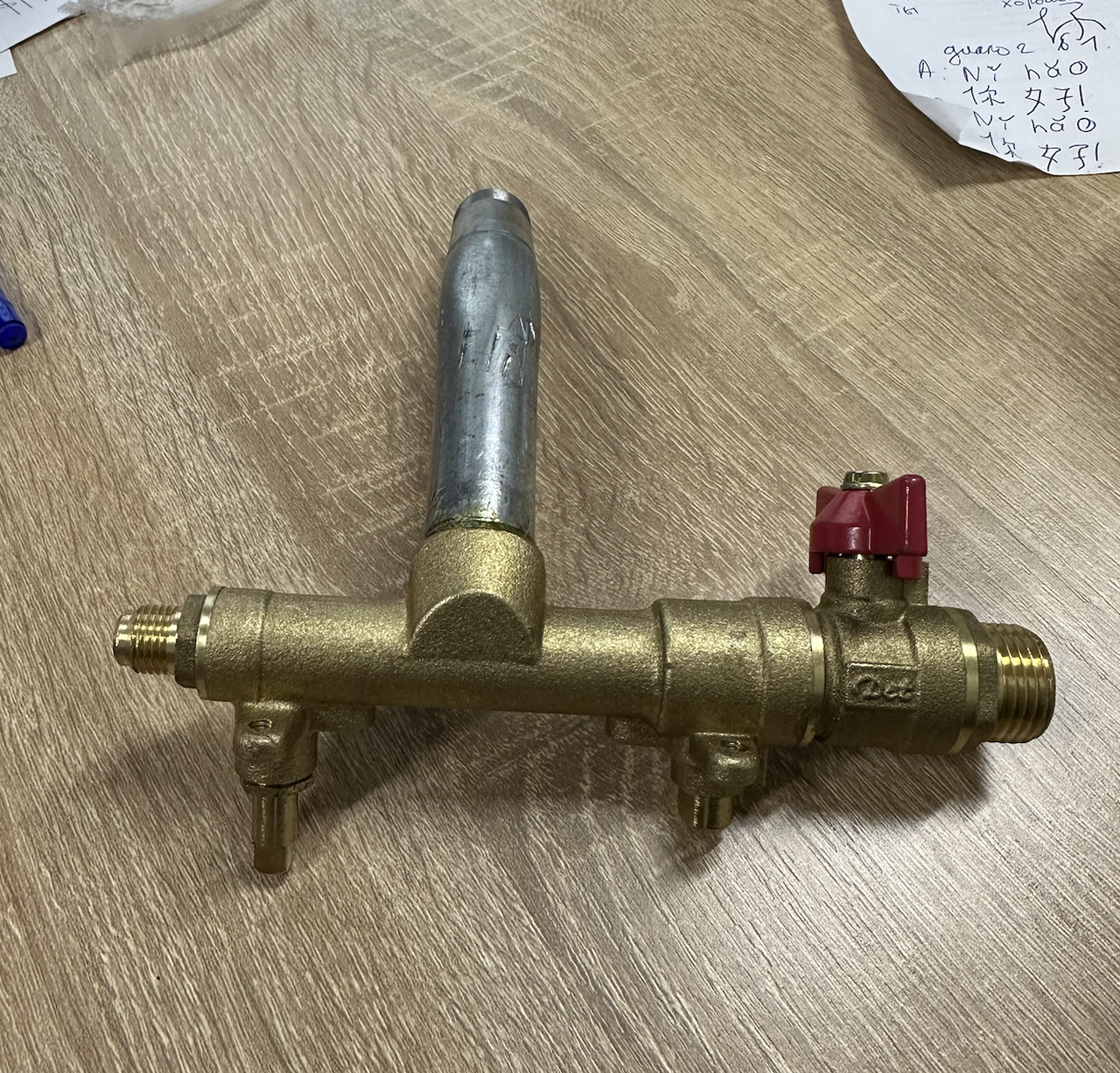 Кран для газовой вок плиты