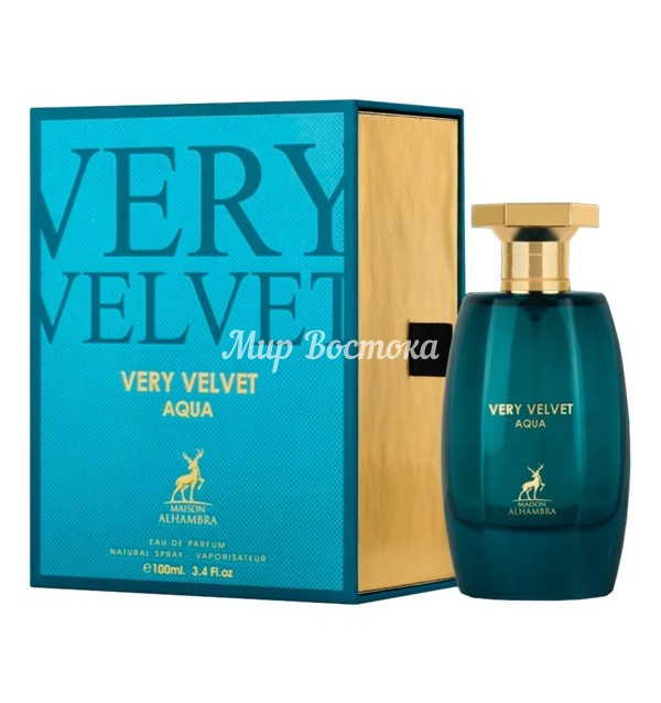 Парфюмерная вода Very Velvet Aqua Alhambra Maison (100 мл, ОАЭ)