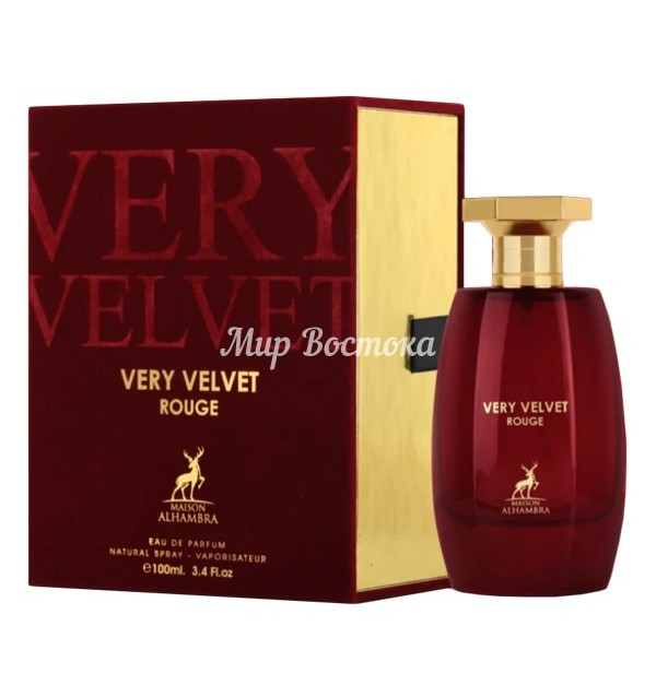 Парфюмерная вода Very Velvet Rouge Alhambra Maison (100 мл, ОАЭ)